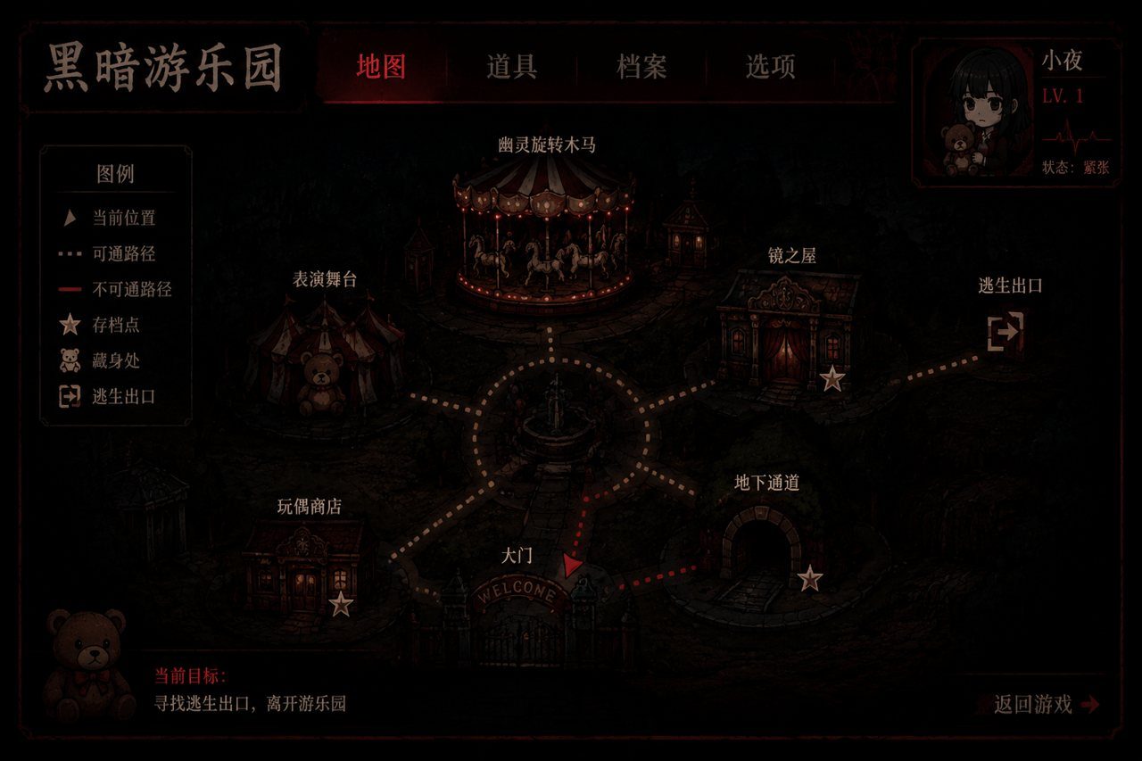 黑暗游乐园 地图探索 内容截图 5
